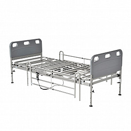 Arriendo Cama o Catre Clinico Semi-Electrico Plegable Gris