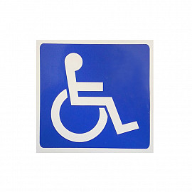 Autoadhesivo Discapacitado