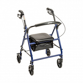 Andador Rollator 4 Ruedas 6 Pulg. Removibles     