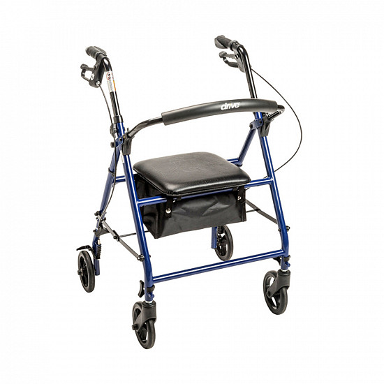 Andador Rollator 4 Ruedas 6 Pulg. Removibles