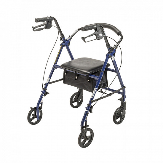 Andador Rollator 4 Ruedas 6 Pulg. Removibles